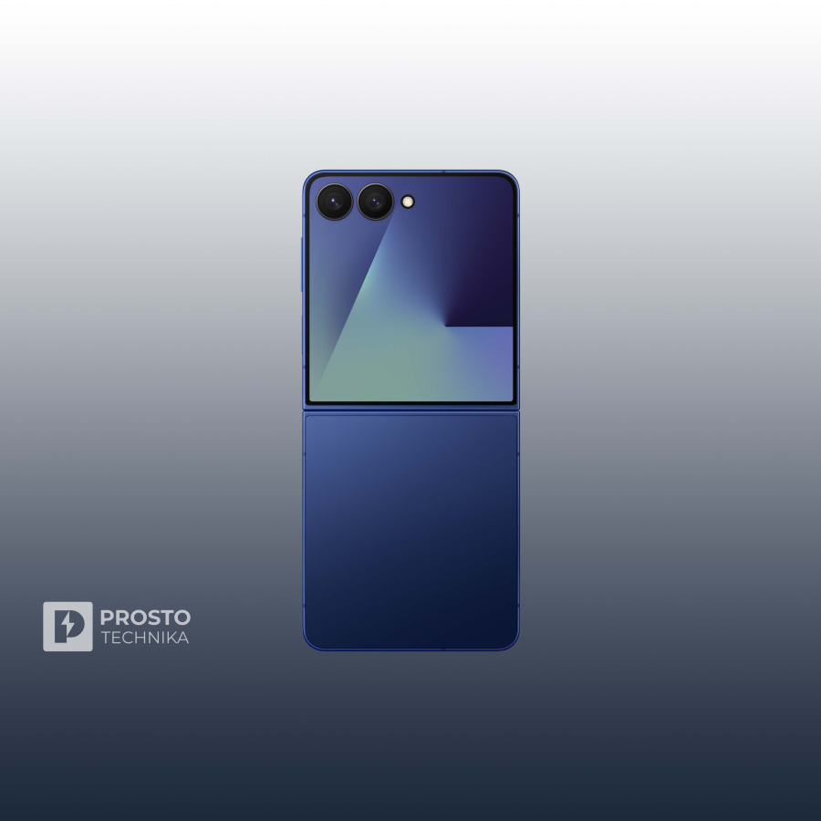 Смартфон Samsung Galaxy Z Flip 7 12 ГБ, 256 ГБ Blue Shadow